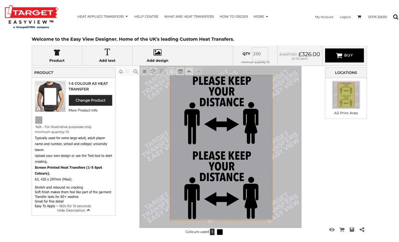 free social distance artwork for workwear